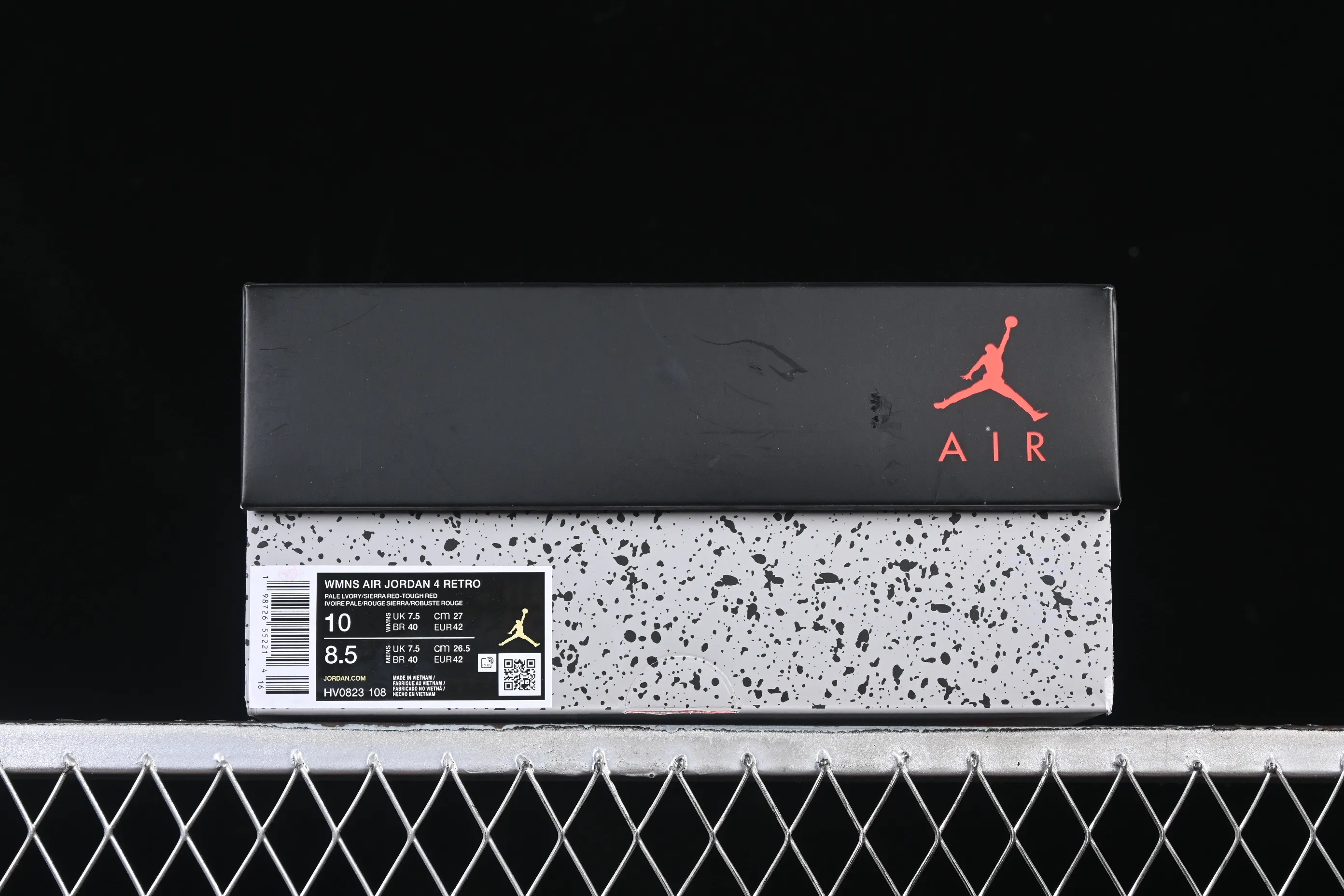 All categories Air Jordan Jordan series basketball shoes Air Jordan 4 OG version Air Jordan 4 Retro "Valentine's Day" AJ4 Joe 4 Red Valentine's Day HV0823-108